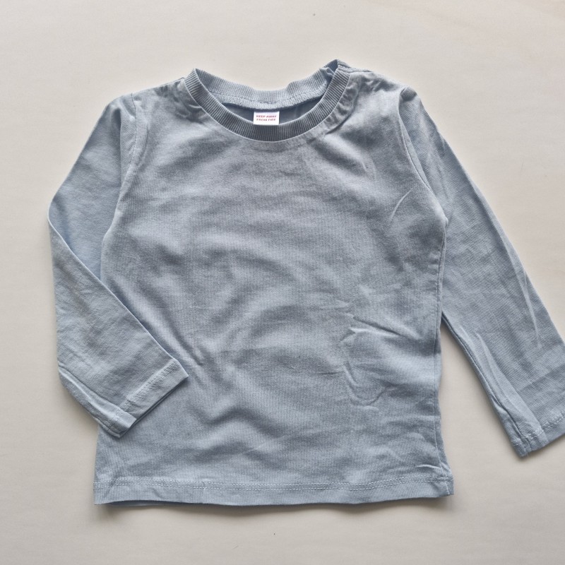 بلوز آبی ساده لوپیلو