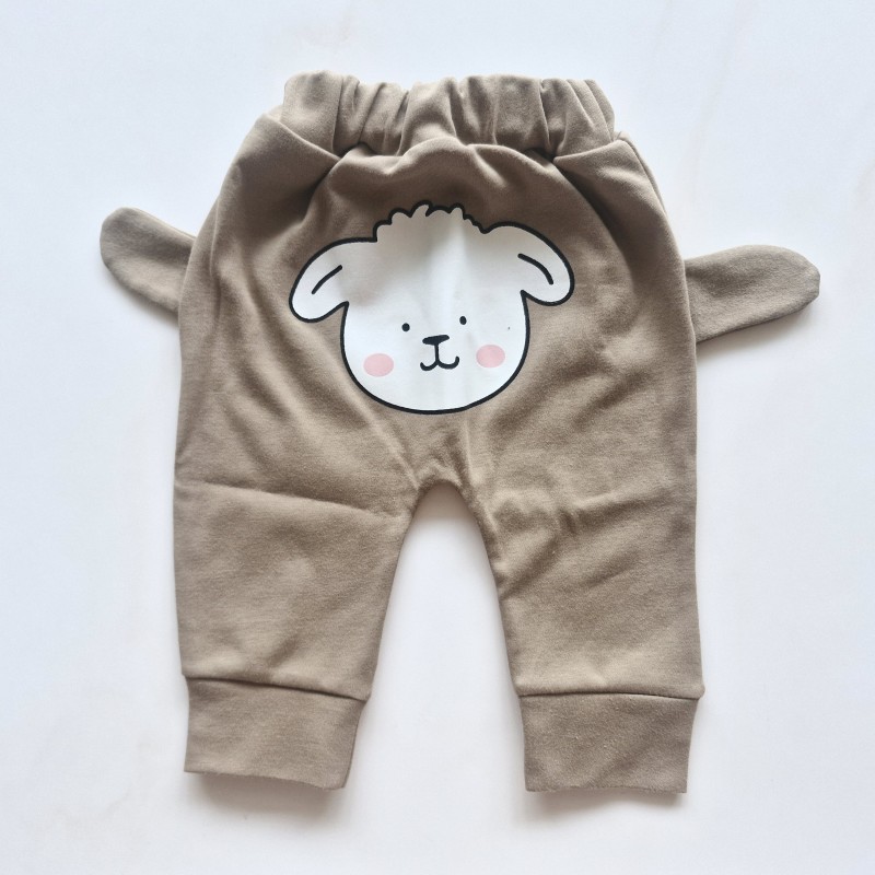 شلوار گوشدار هاپو خاکی