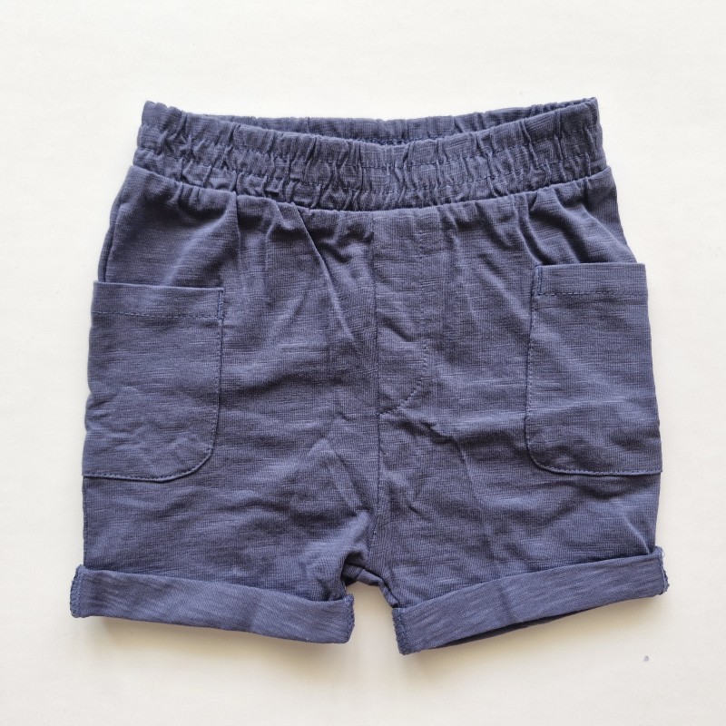 شلوارک جیبدار آبی تیره لوپیلو