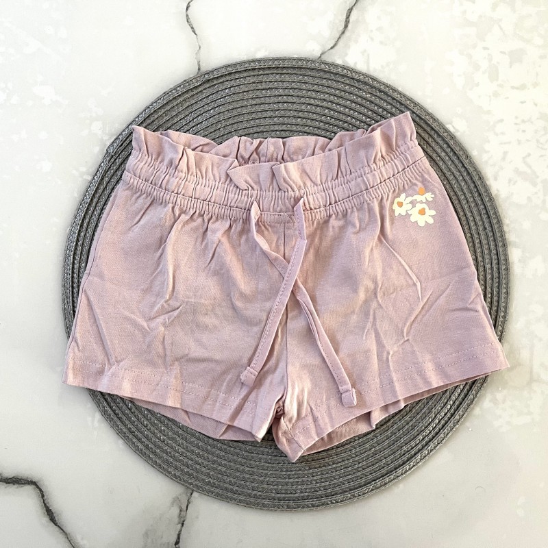 شلوارک کمر چیندار شکوفه یاسی kids