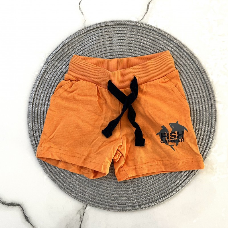 شلوارک نارنجی کوسه kids