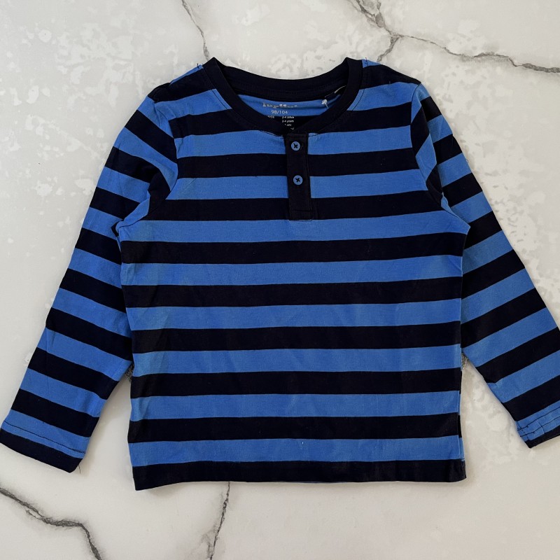 بلوز راه راه آبی مشکی لوپیلو kids