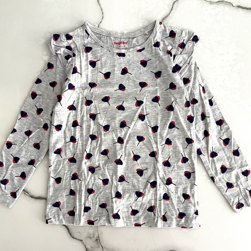 بلوز آستین چیندار گل گلی لوپیلو kids