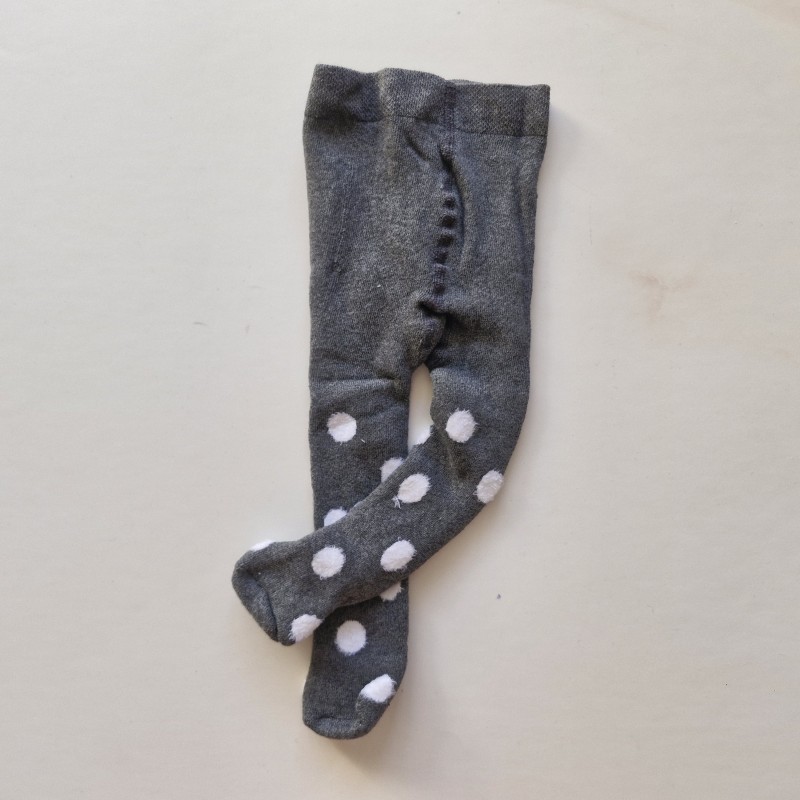 جوراب شلواری گرم خاکستری خالدار لوپیلو