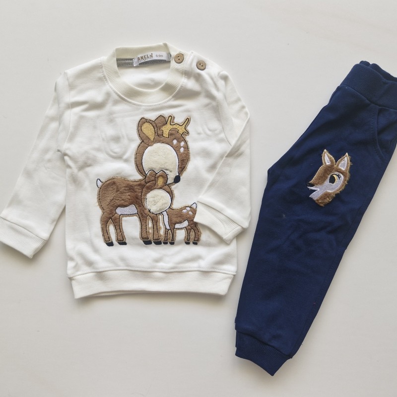 بلوز و شلوار آهو شیری آنیل