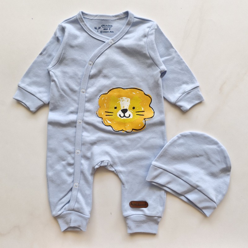 سرهمی و کلاه شیر آبی روشن چیاکو