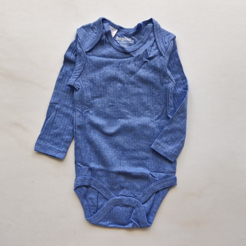 بادی آستین بلند کبریتی آبی لوپیلو