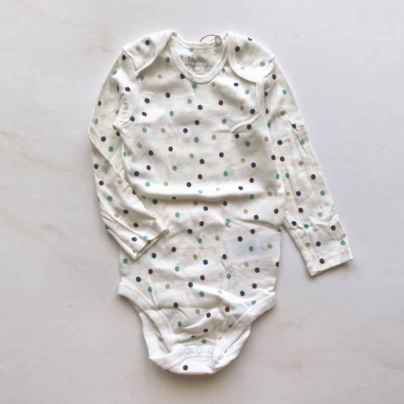 بادی آستین بلند خالخالی لوپیلو