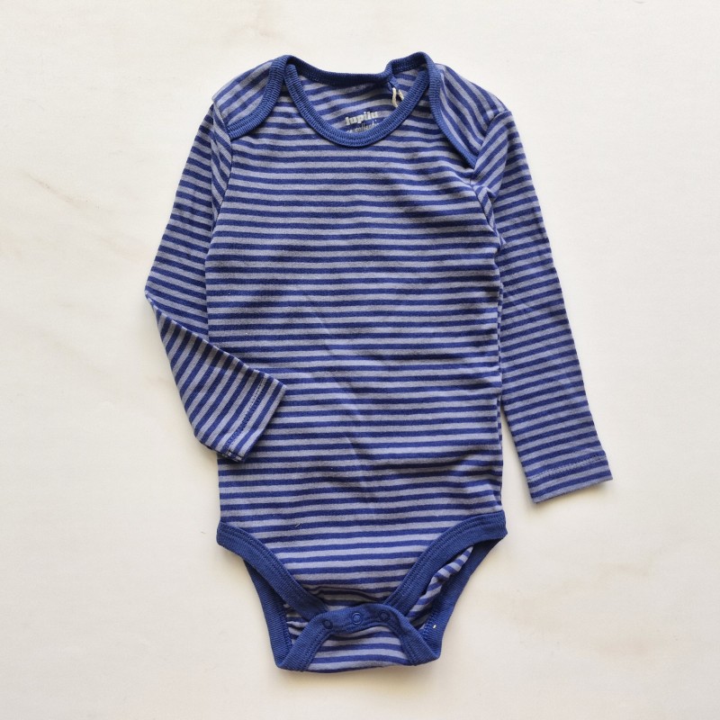 بادی آستین بلند آبی راه راه لوپیلو