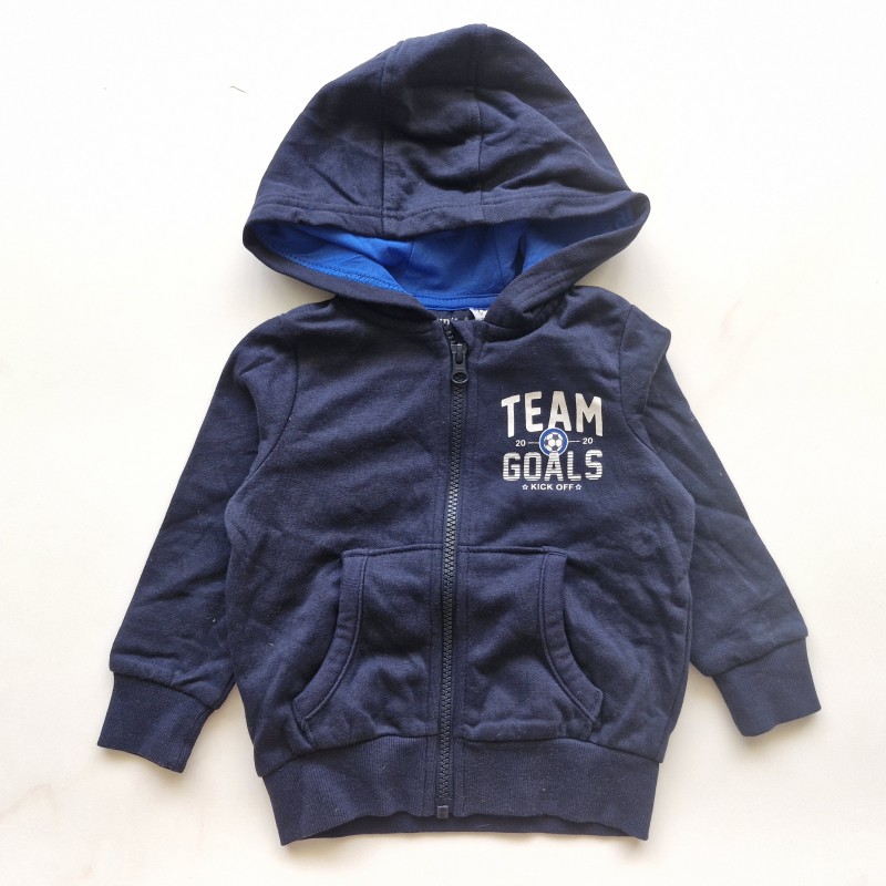 سویشرت کلاهدار  توکرکی فوتبال سرمه ای لوپیلو