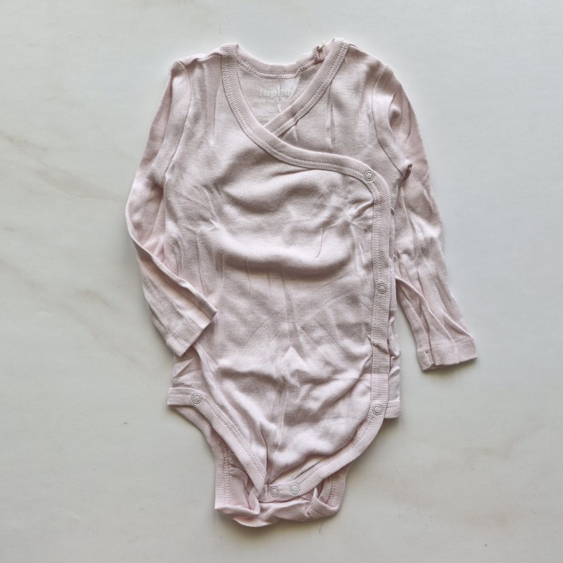 بادی آستین بلند جلودکمه صورتی روشن لوپیلو