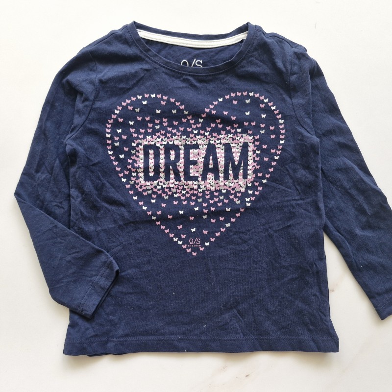 بلوز قلب سرمه ای