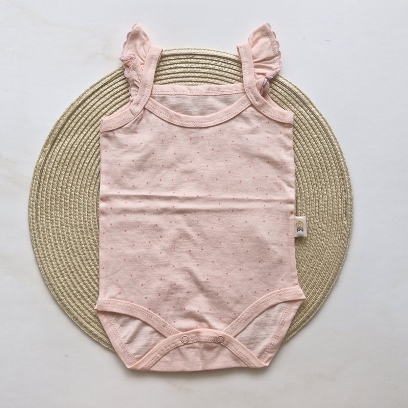 بادی تاپ  خالخالی  صورتی پارس نیک