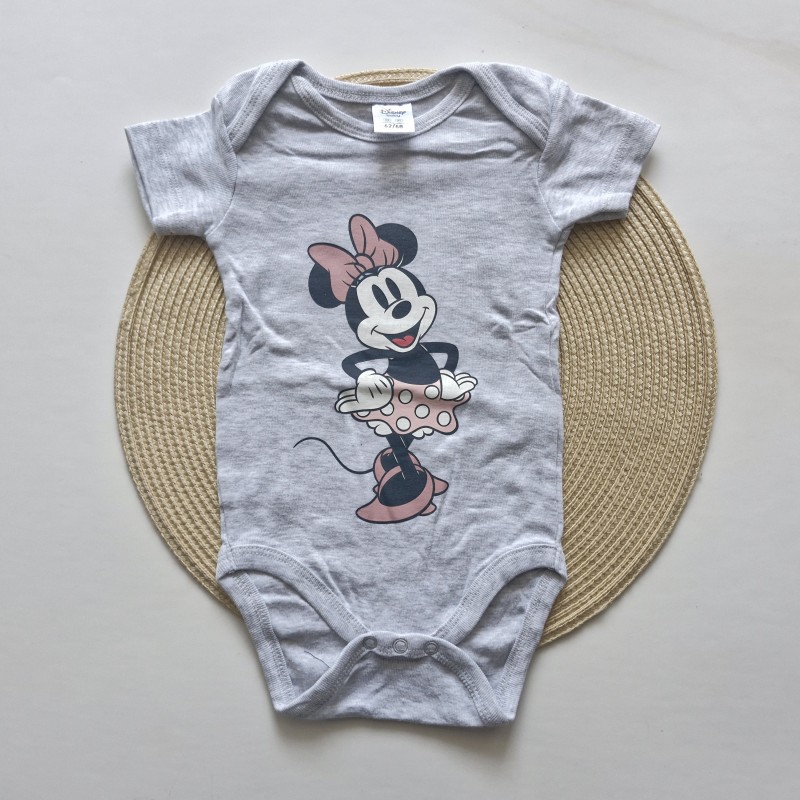 بادی آستین کوتاه دیزنی میکی موس طوسی