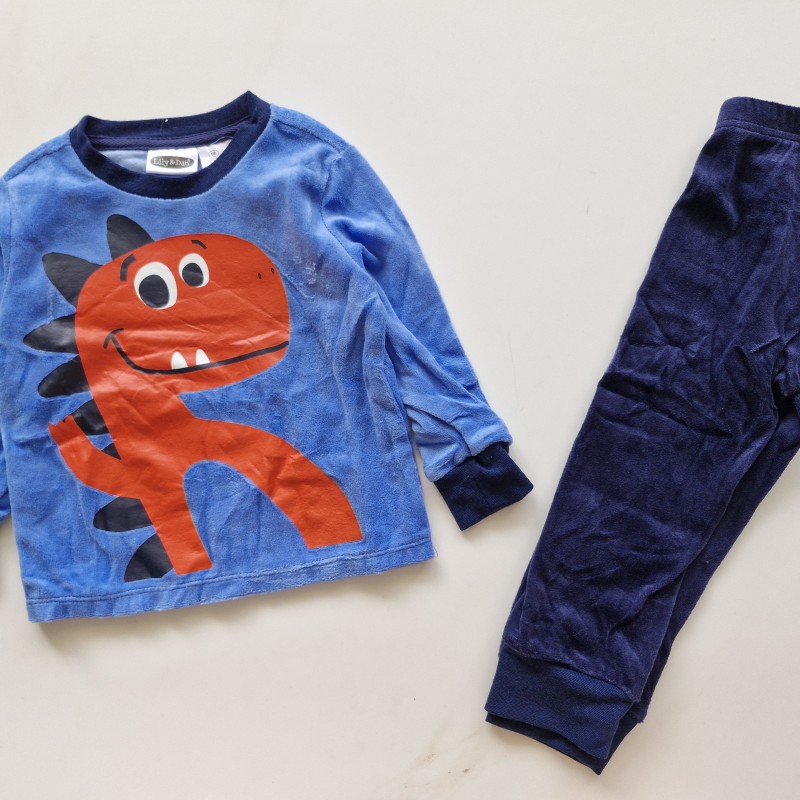 بلوز شلوار حوله ای دایناسور Lilly&Dan