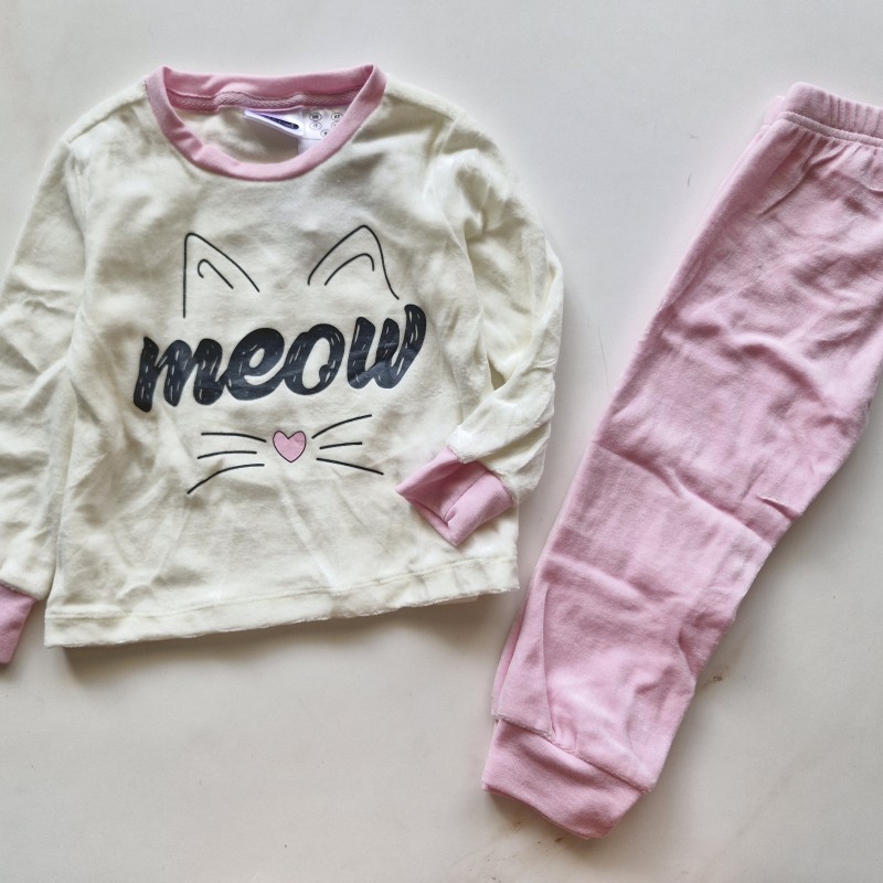 بلوز شلوار حوله ای گربه Lilly&Dan