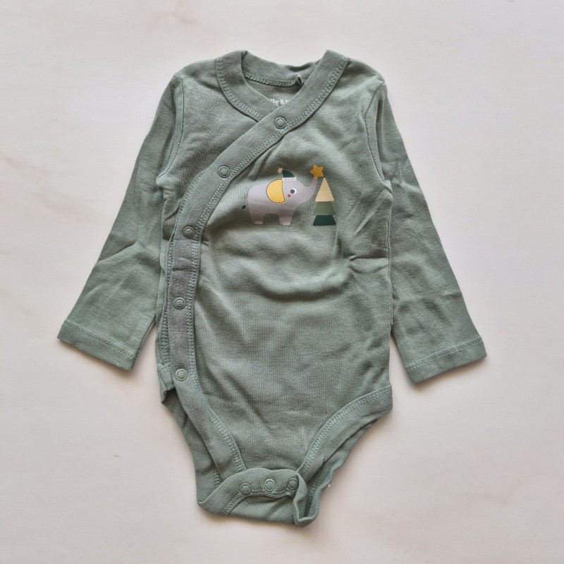 بادی آستین بلند جلودکمه فیل Lilly&Dan