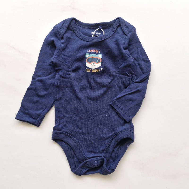 بادی آستین بلند سرمه ای اسکی Lilly&Dan