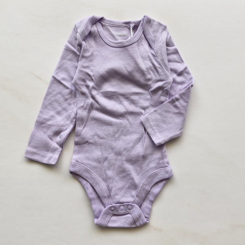 بادی آستین بلند یاسی Lilly&Dan