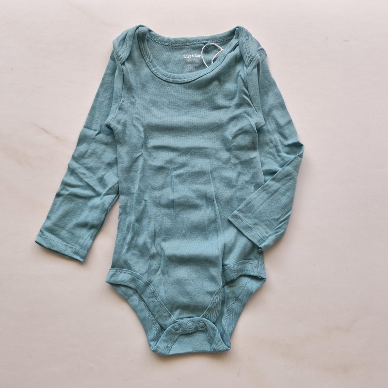 بادی آستین بلند سبزآبی Lilly&Dan