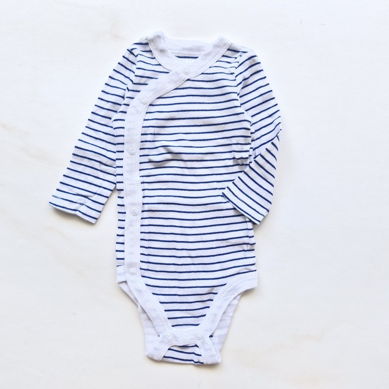 بادی آستین بلند جلودکمه راه راه Lilly&Dan