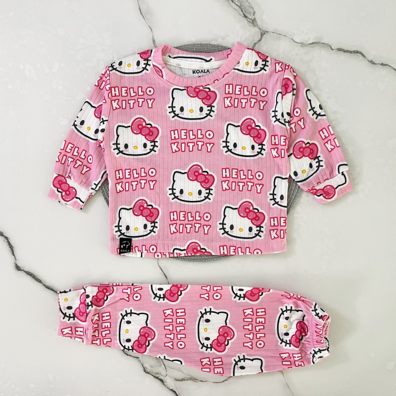 ست بلوز شلوار راحتی کبریتی کیتی kids