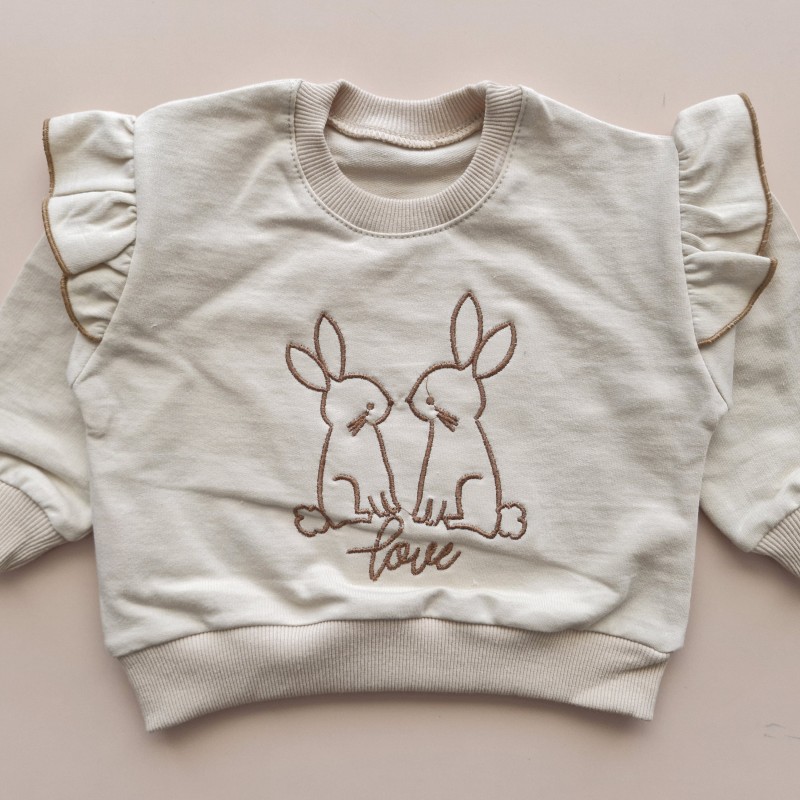 بلوز دورس کرمی خرگوش AMIN