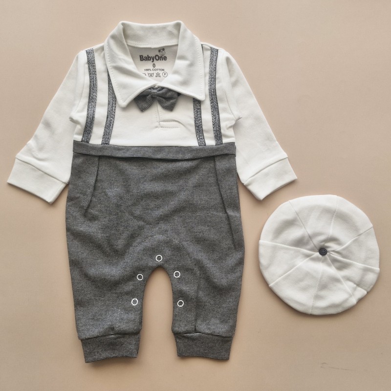 سرهمی مجلسی و کلاه پاپیونی بیبی وان