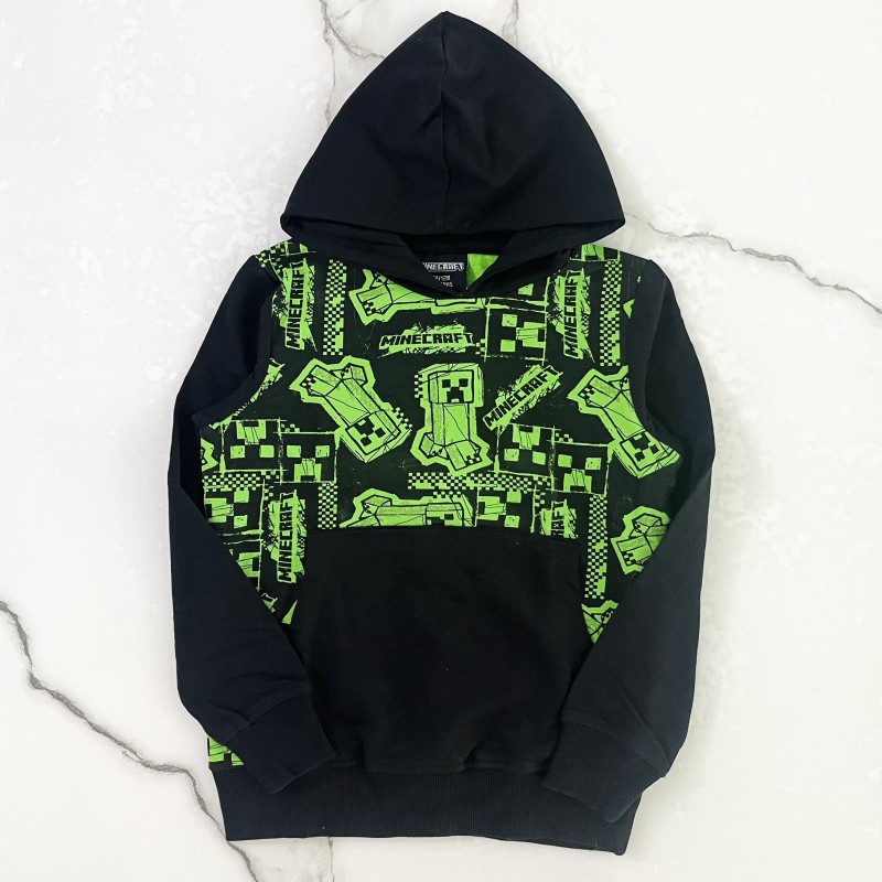 هودی ماینکرافت مشکی kids