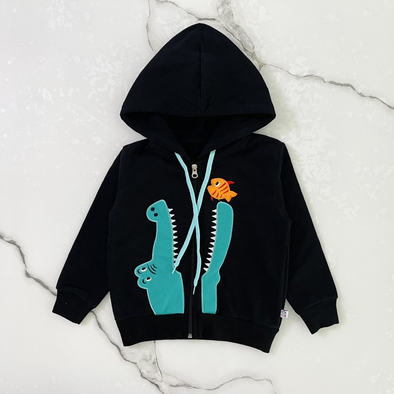 سویشرت دورس توکرکی تمساح مشکی وچیون kids