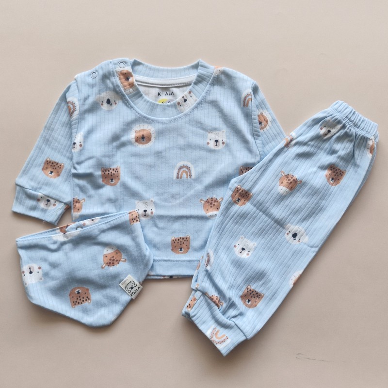 ست بلوز و شلوار و دستمال گردن حیوانات KOALA