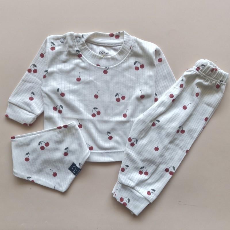 ست بلوز و شلوار و دستمال گردن گیلاس KOALA