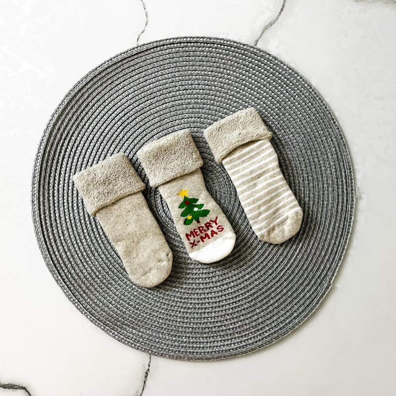 پک 3تایی جوراب زمستانی کریسمس لوپیلو kids