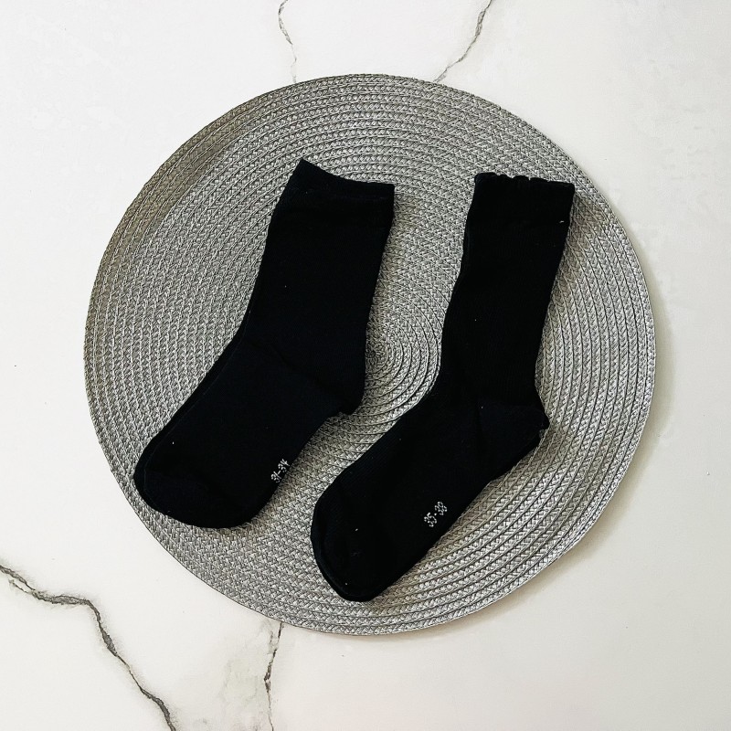 جوراب ساق دار مشکی پپرترز kids