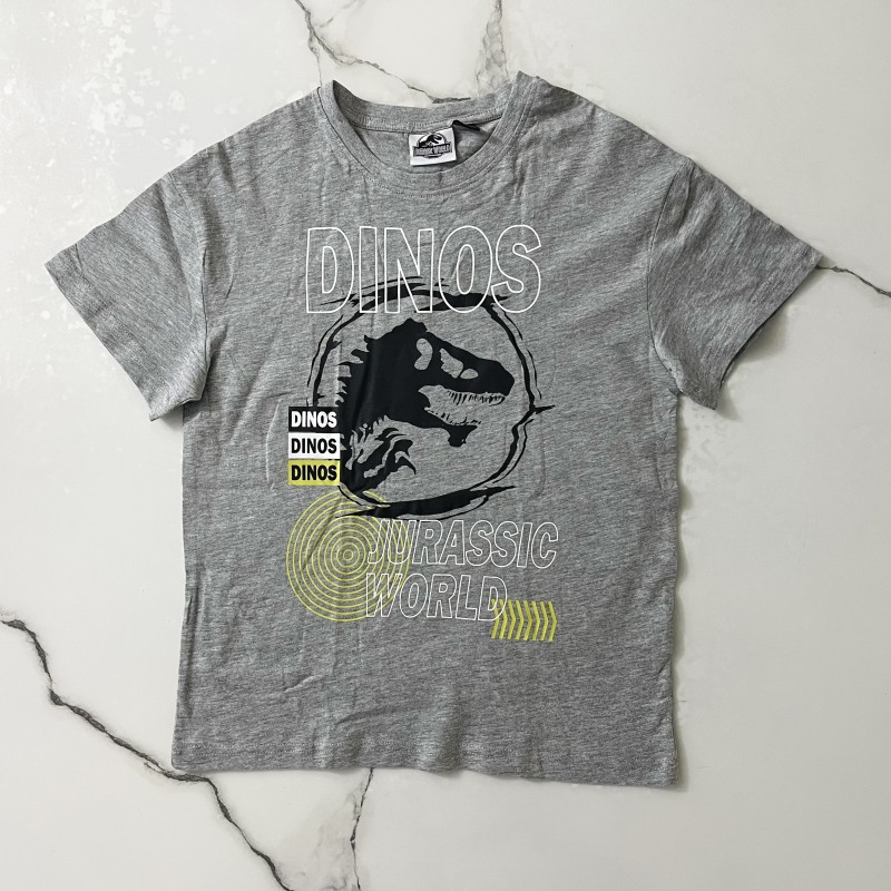 تیشرت دایناسور طوسی kids