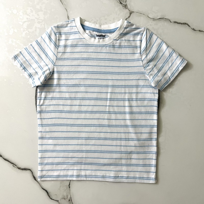 تیشرت راه راه آبی سفید لوپیلو kids