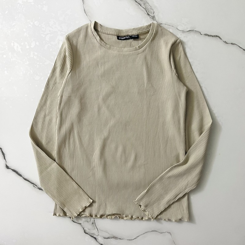 بلوز کبریتی کرم kids