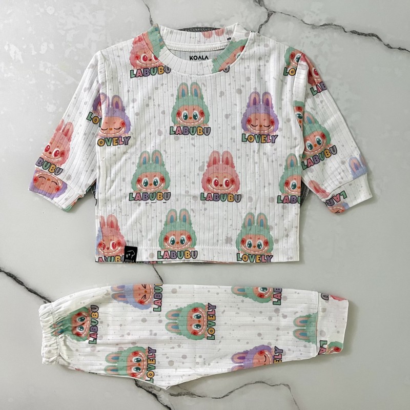 ست بلوز شلوار راحتی ریلی لبوبو kids