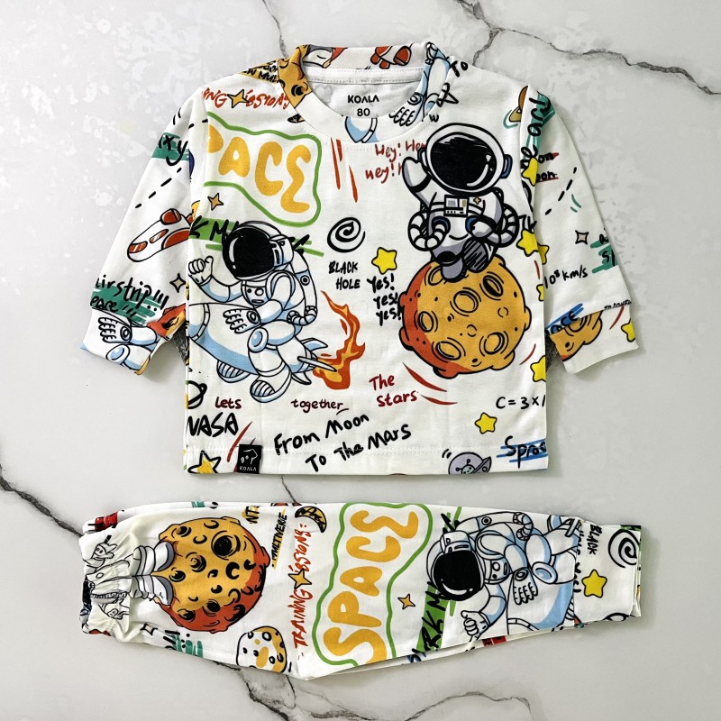 ست بلوز شلوار راحتی فضانورد kids