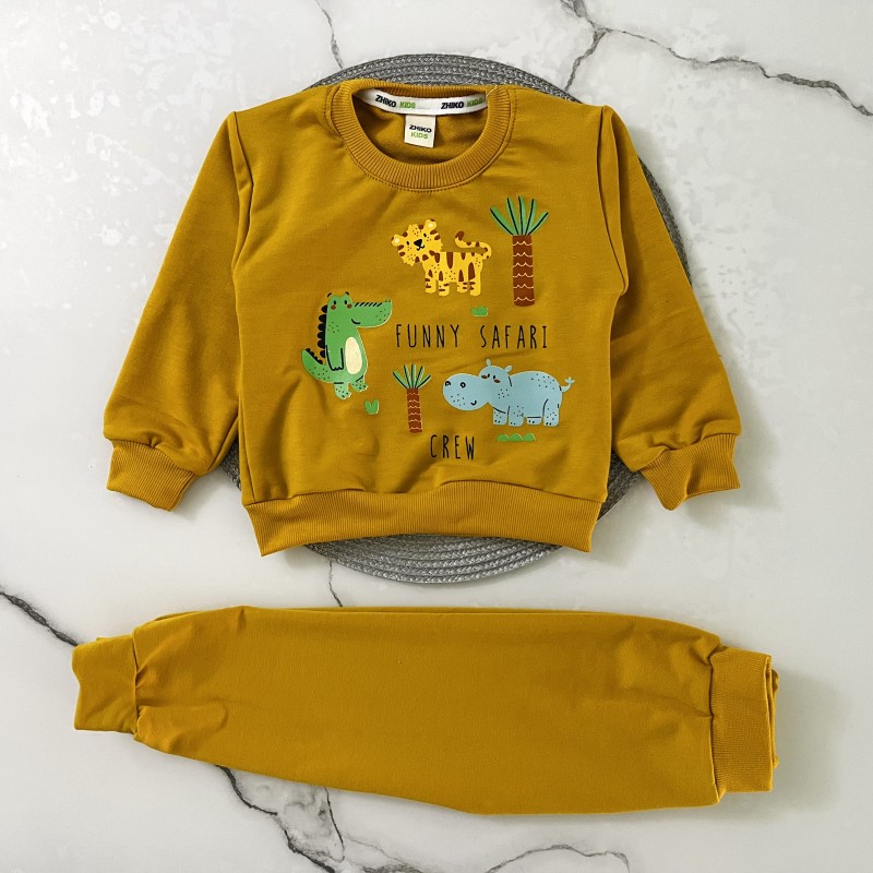 ست اقتصادی دورس جنگل خردلی kids