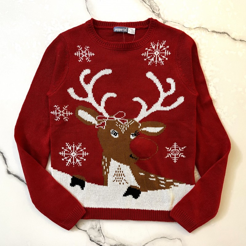 بلوز بافت گوزن قرمز پپرتز kids