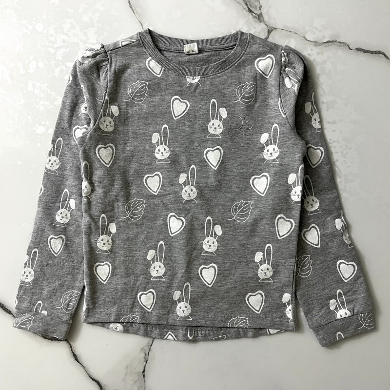 بلوز دورس توکرکی خرگوش طوسی kids