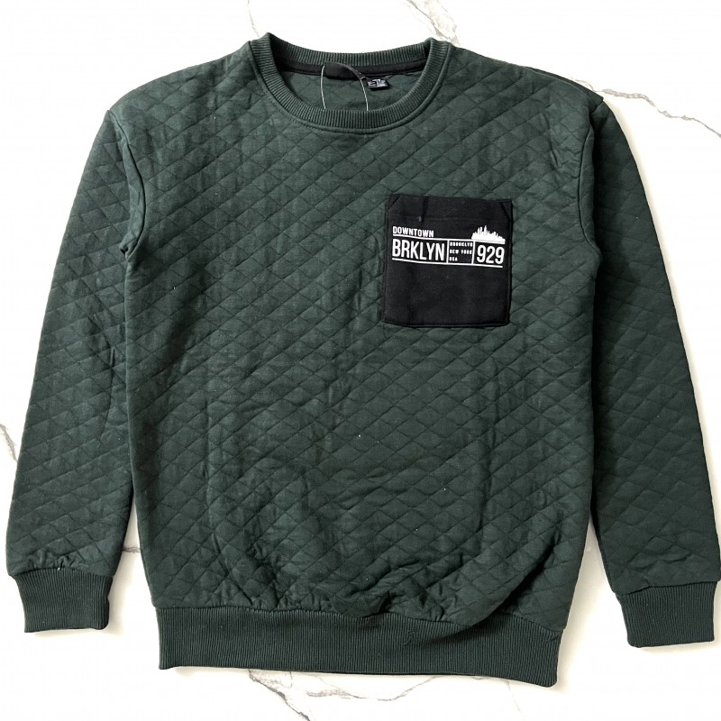 بلوز گرم لوزی سبز پپرتز kids