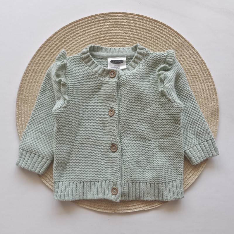 ژاکت بافت سبز Lilly&Dan