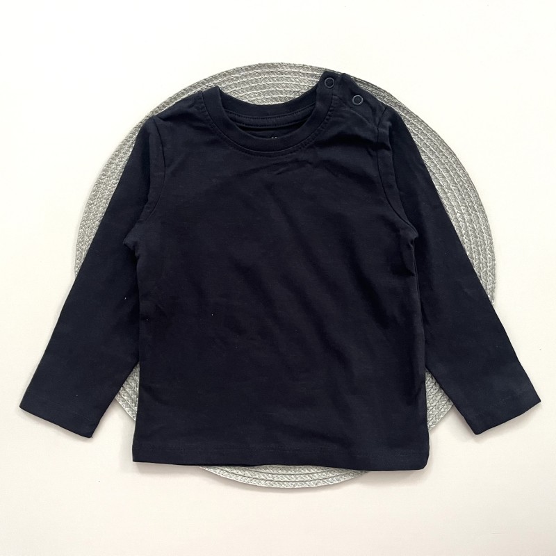 بلوز سرمه ای ساده لوپیلو