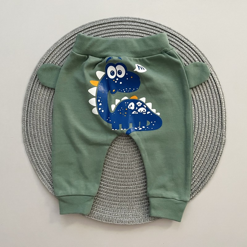 شلوار گوشدار سبز تیره چیاکو