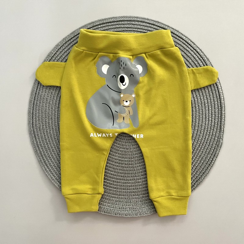 شلوار گوشدار خردلی چرک چیاکو