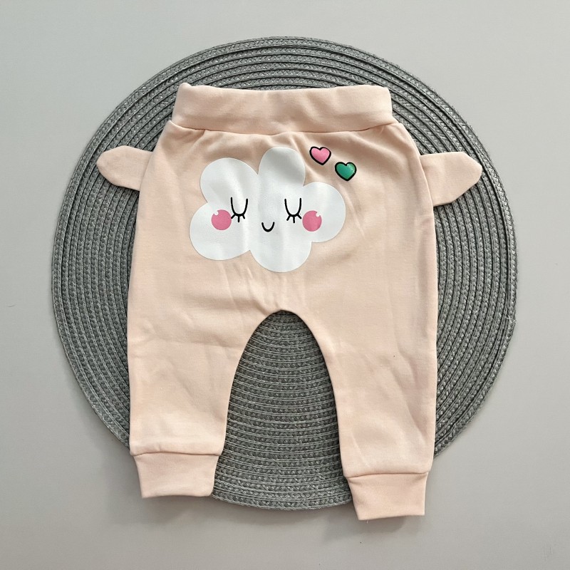 شلوار گوشدار صورتی چیاکو