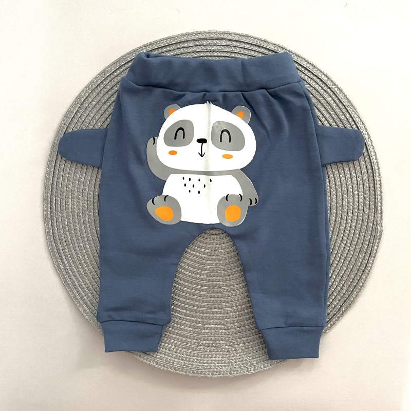 شلوار گوشدار آبی تیره چیاکو