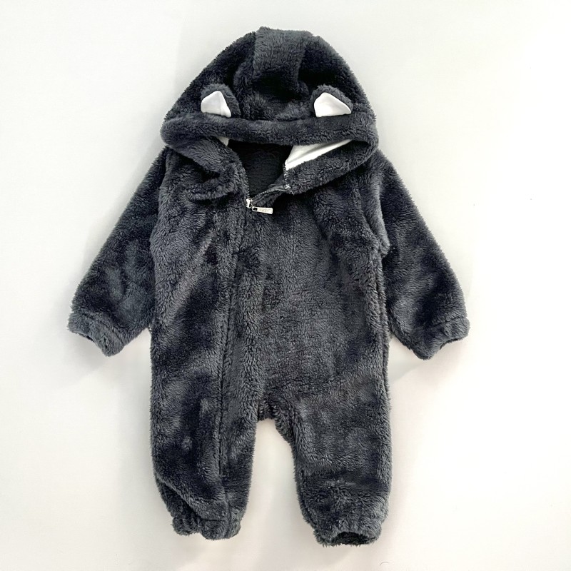 سرهمی زمستانی تدی ذغالی آنیل